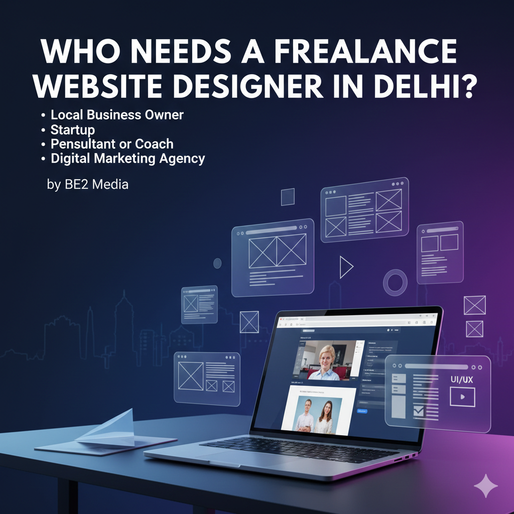 SEO optimized website design by freelance web designer in Delhi
